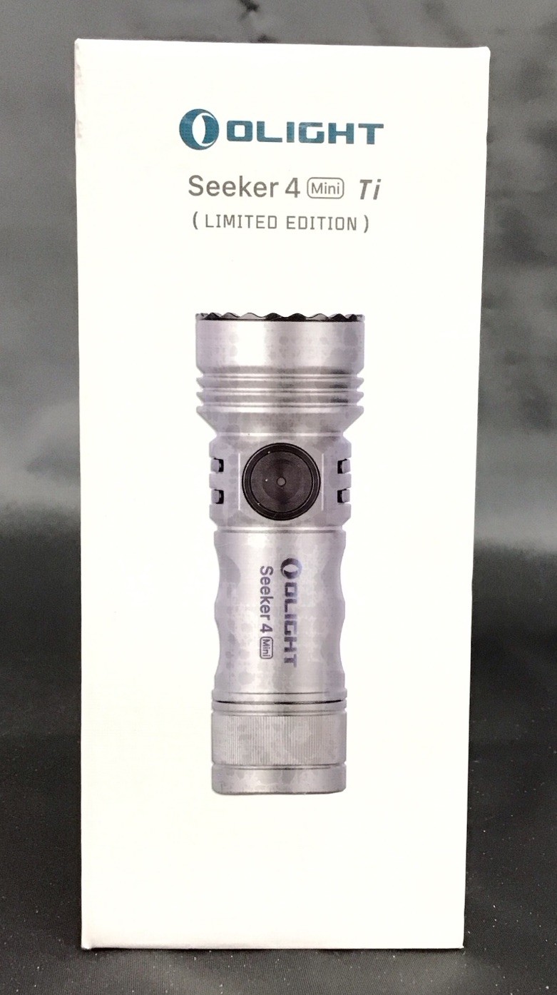 Olight Seeker 4 Mini Ti Titanium Limited Edition Flashlight New Factory Sealed