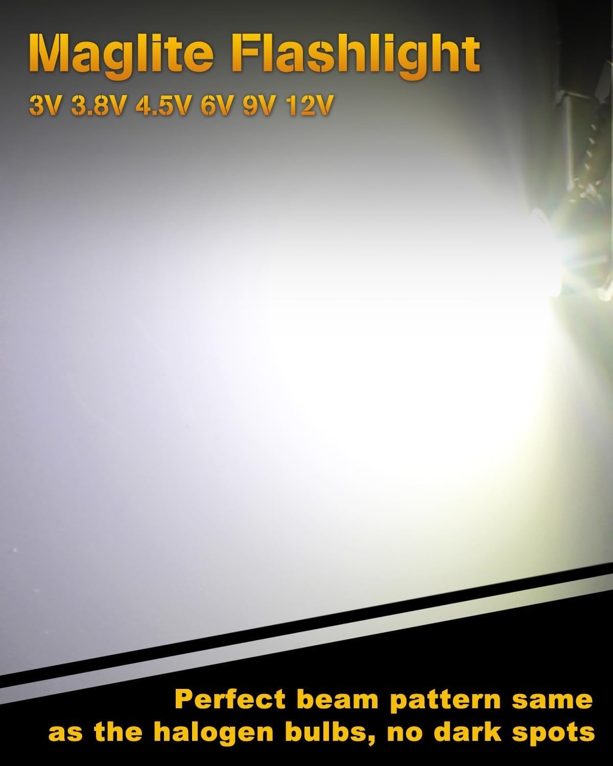 P13.5S LED Flashlight Bulb 3-12V White PR2 PR3 Led Conversion Replacement Bul…