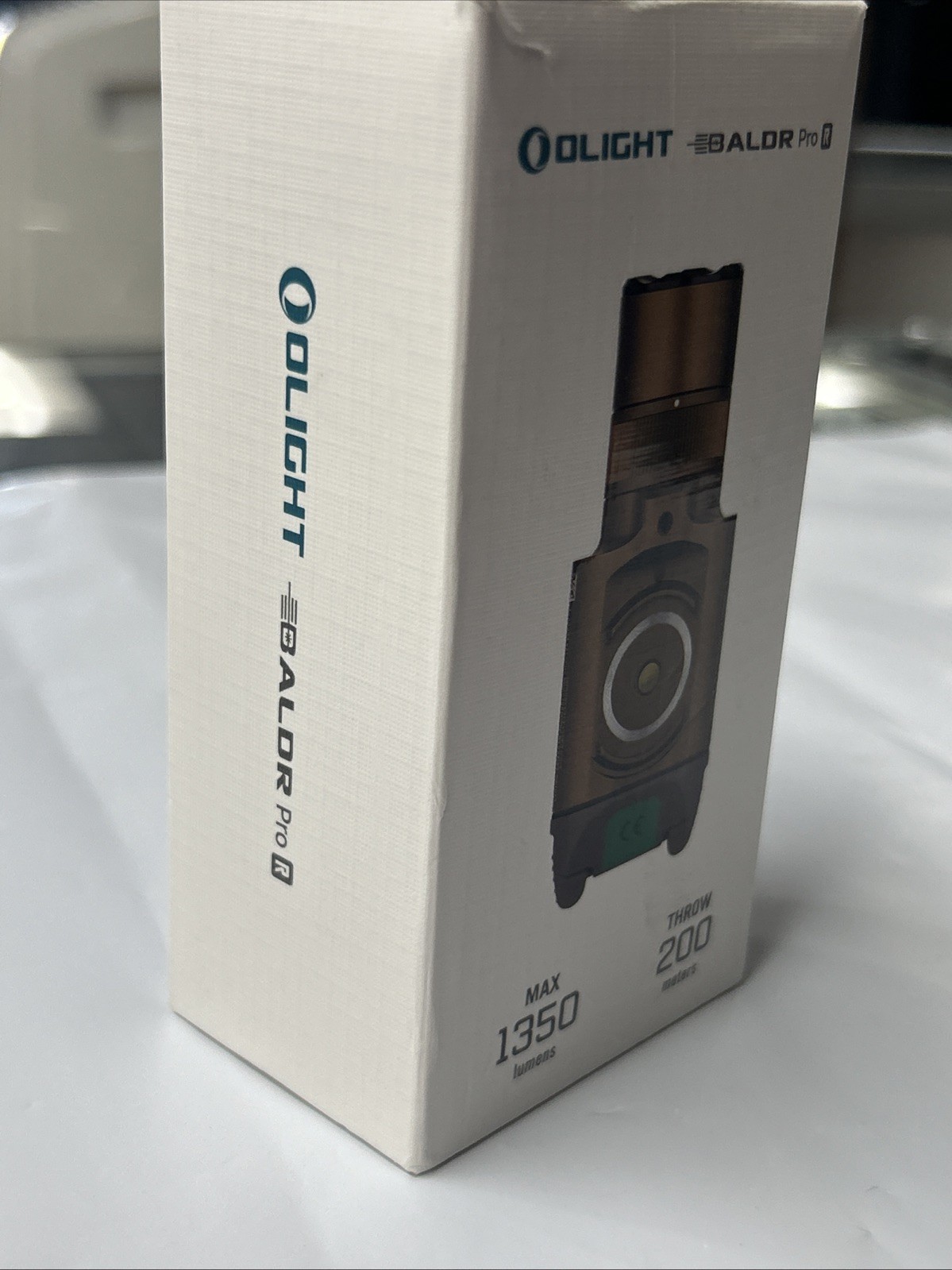 Olight Baldr Pro R Rechargeable Light, LED/Green Laser, 1350 Lumens