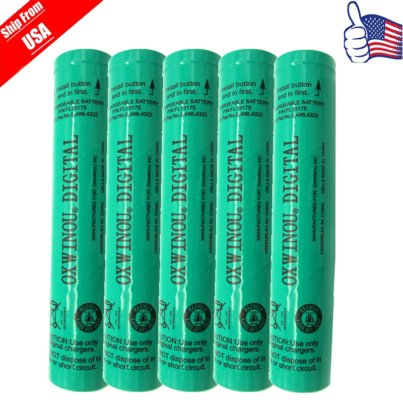 5x NEW Rechargeable Battery for Streamlight Stinger 75175 Poly HP XT USA Stock