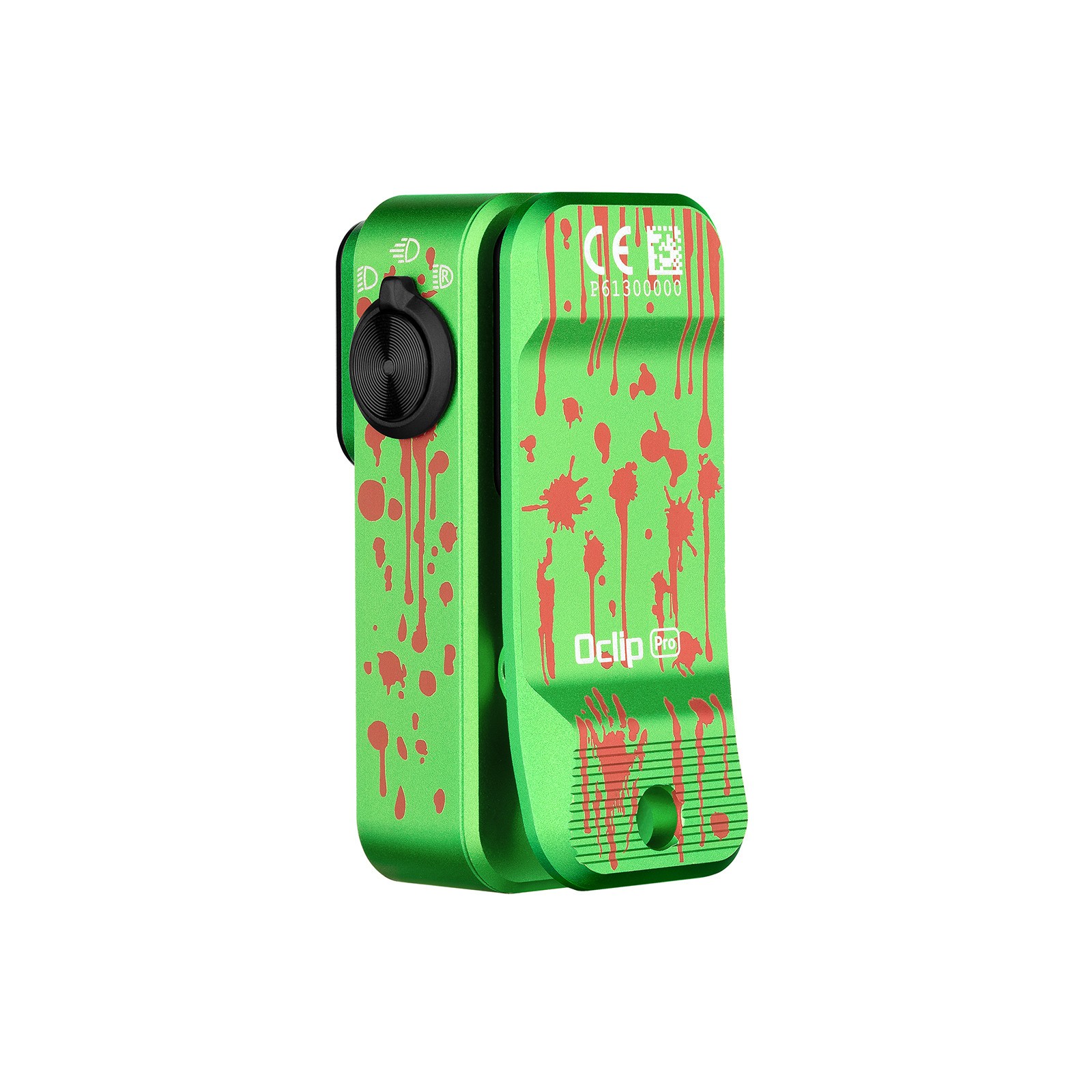 Olight Seeker 4 Pro Zombie Green CW Flashlight & Oclip Pro Zombie Green Light