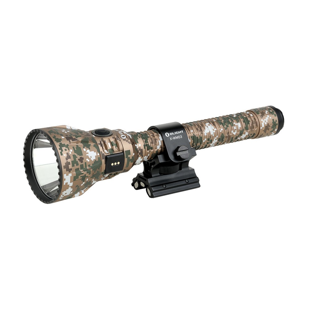 Olight Javelot Turbo 2 Digital Camouflage Premium Kit 1500 M Flashlight, 1800 Lu