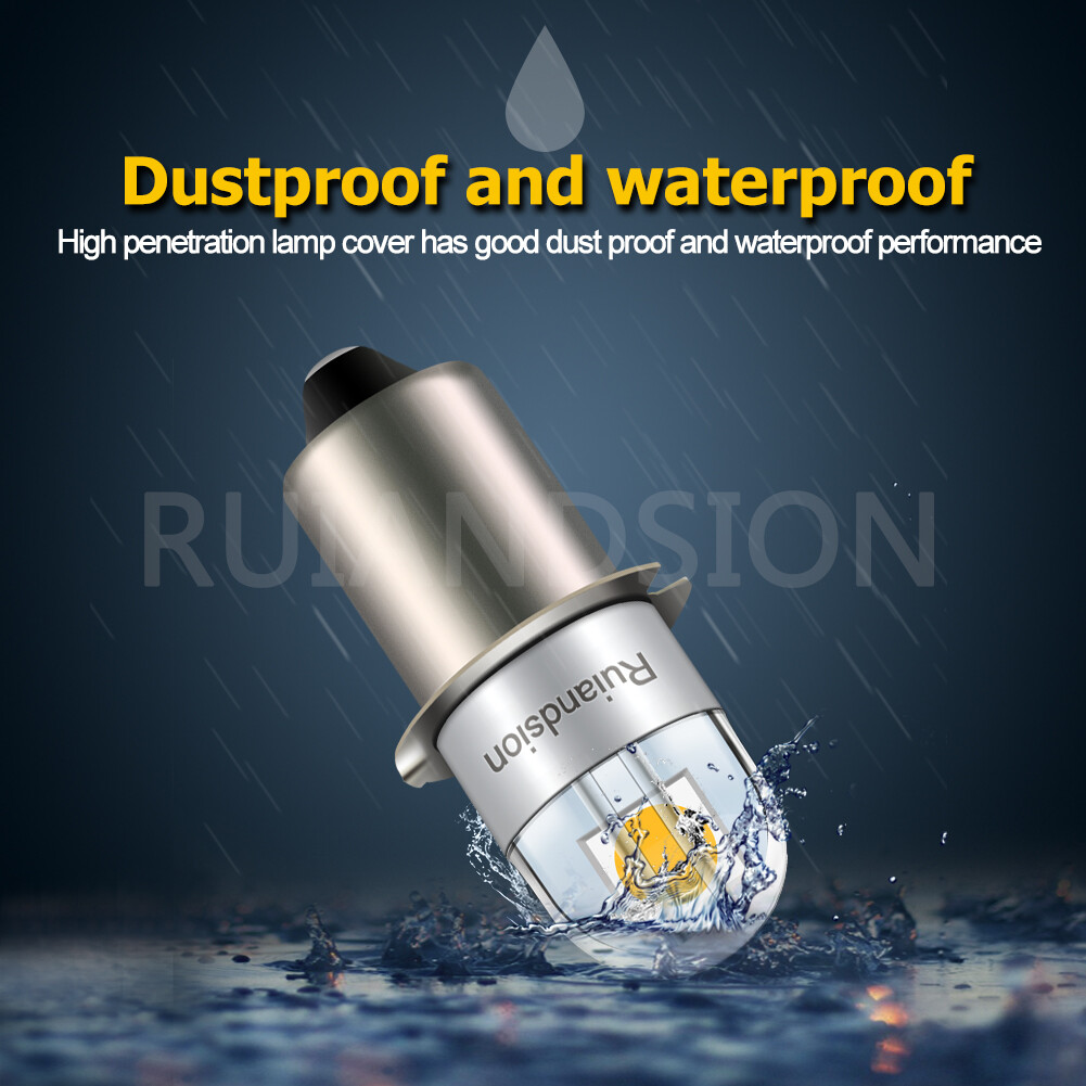Ruiandsion P13.5S Flashlight Light Bulb Work Light 3V 4.5V 6V 12V 24V 3Colours