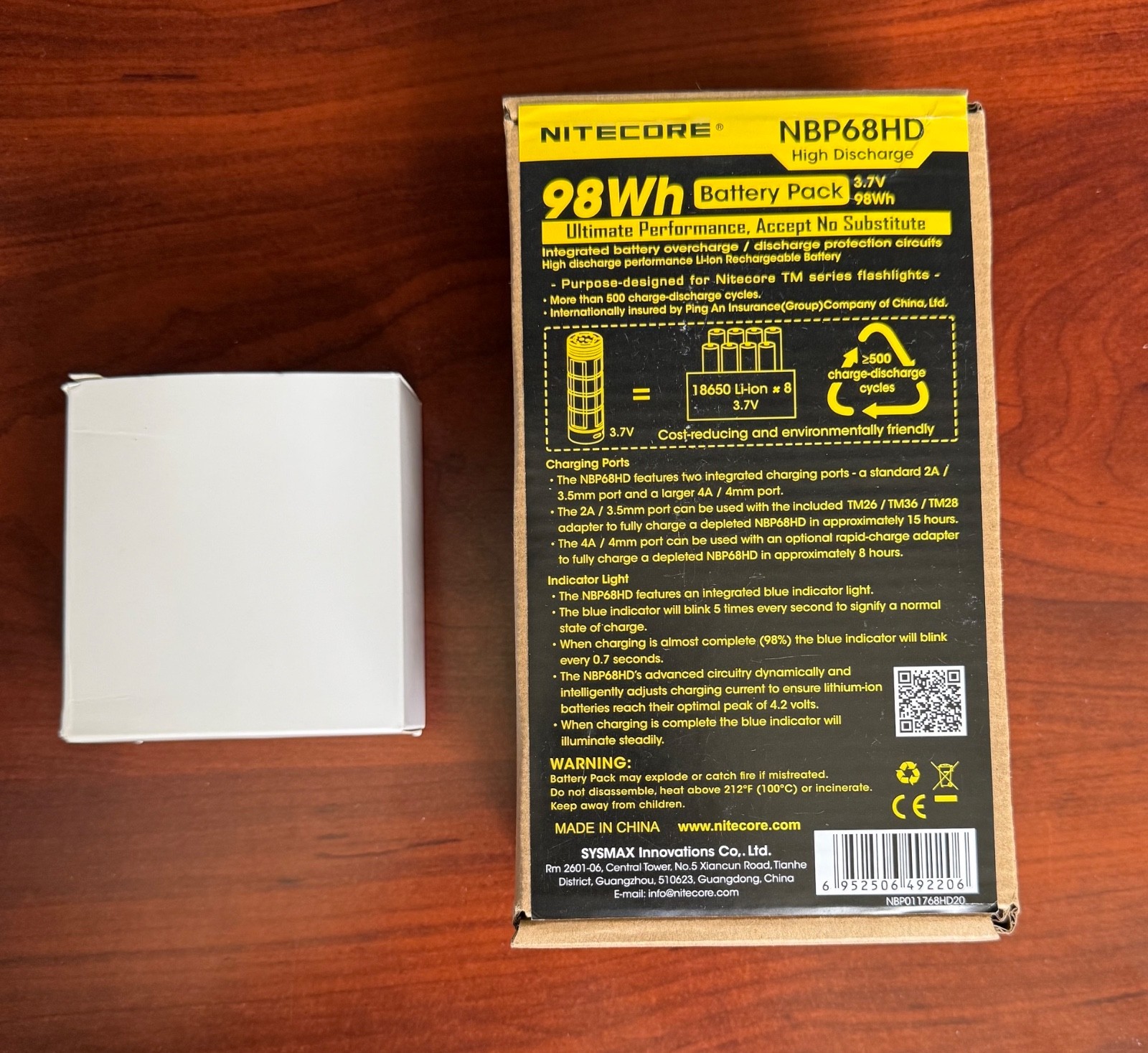 Nitecore NBP68HD Battery Pack For Nitecore TM 28 and 39 Tiny Monster Flashlights