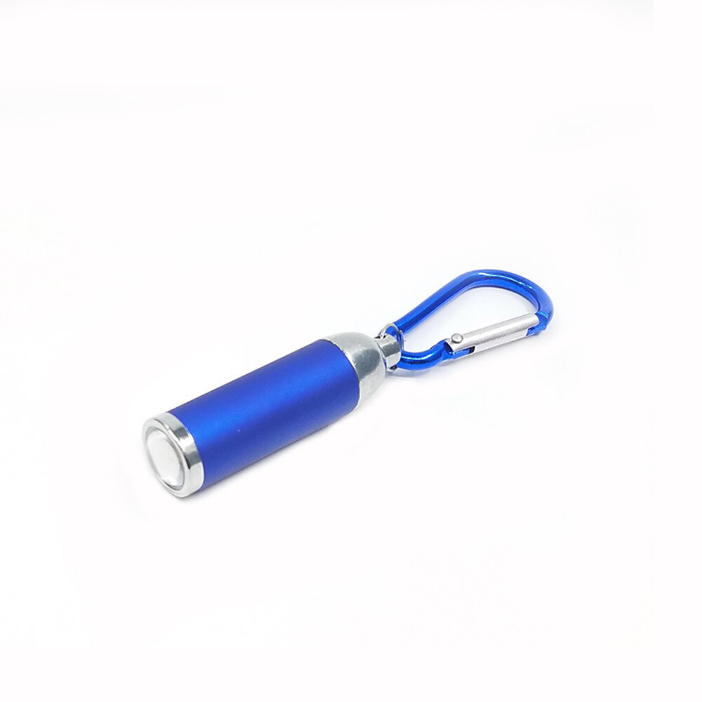 Mini LED Torch Flashlight Camping small Compact portable Key ring carabiner-1PC