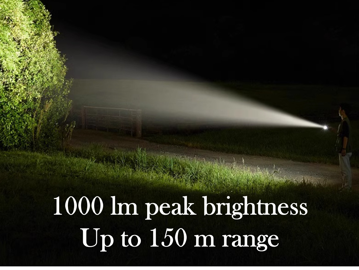 Xiaomi Portable Torch LED Flashlight 2 IP65 Camping Ambient night light aluminum