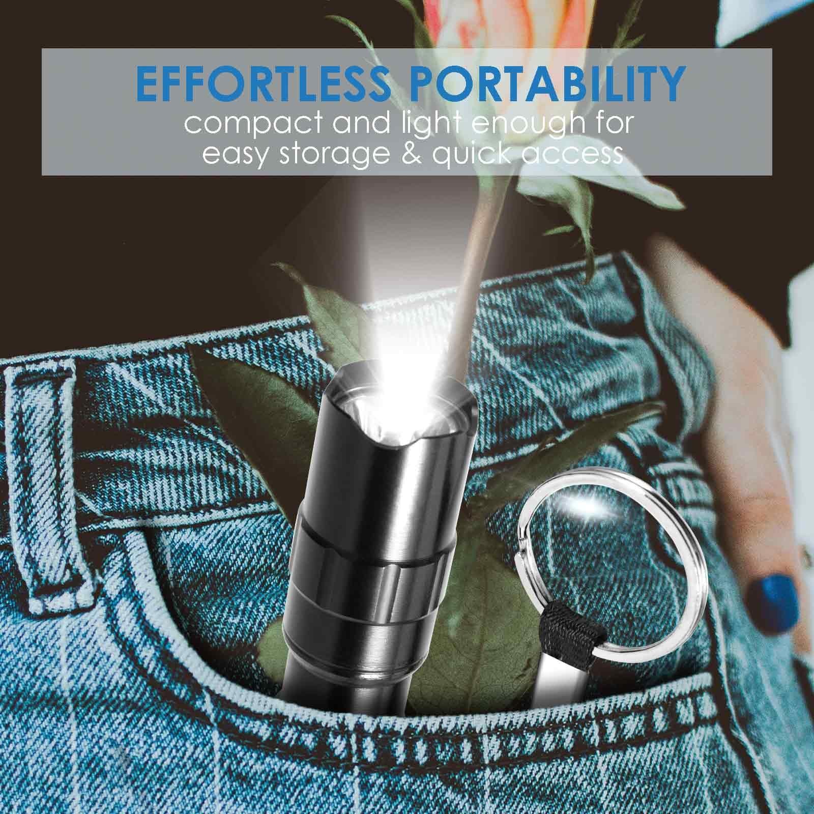 LED Tactical Flashlight, Mini High Lumen, Portable Handheld Torch