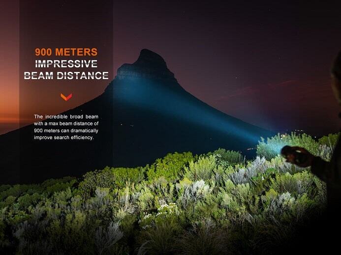 Fenix LR40R V2.0 15000 Lumens Rechargeable Long-Range Flashlight Torch