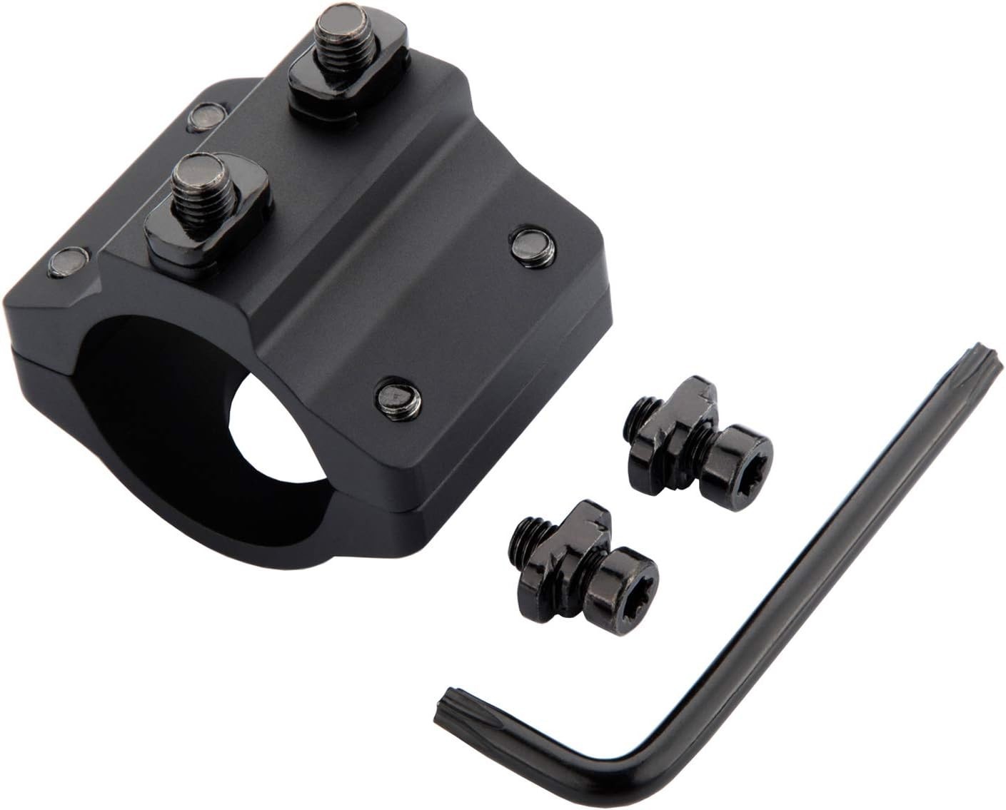 1 Inch Rail Mount Flashlight Holder – Ideal for Tactical and Hunting Operations