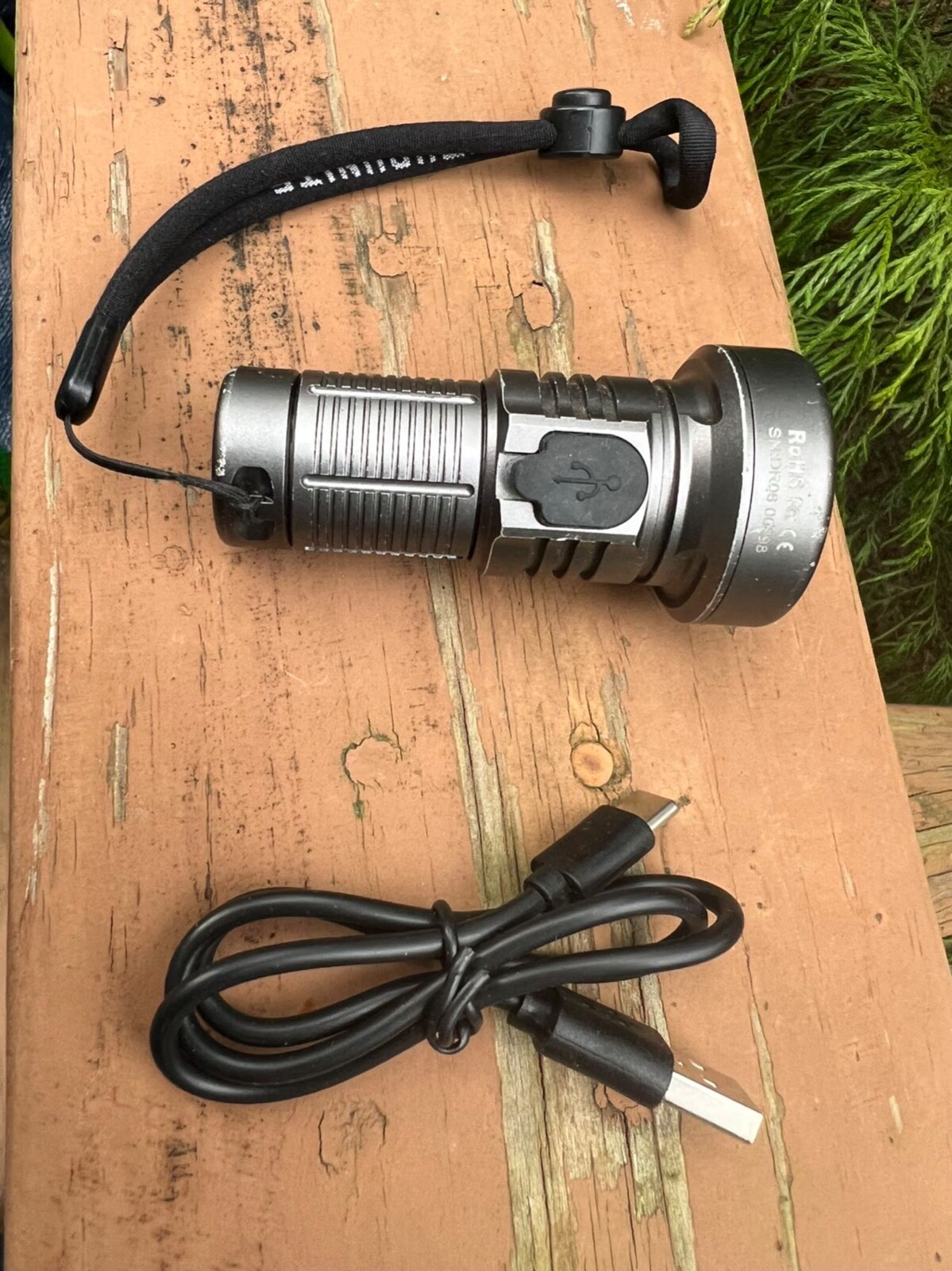 ThruNite Catapult Mini 680 Lumens Flashligh Metal Grey CW used