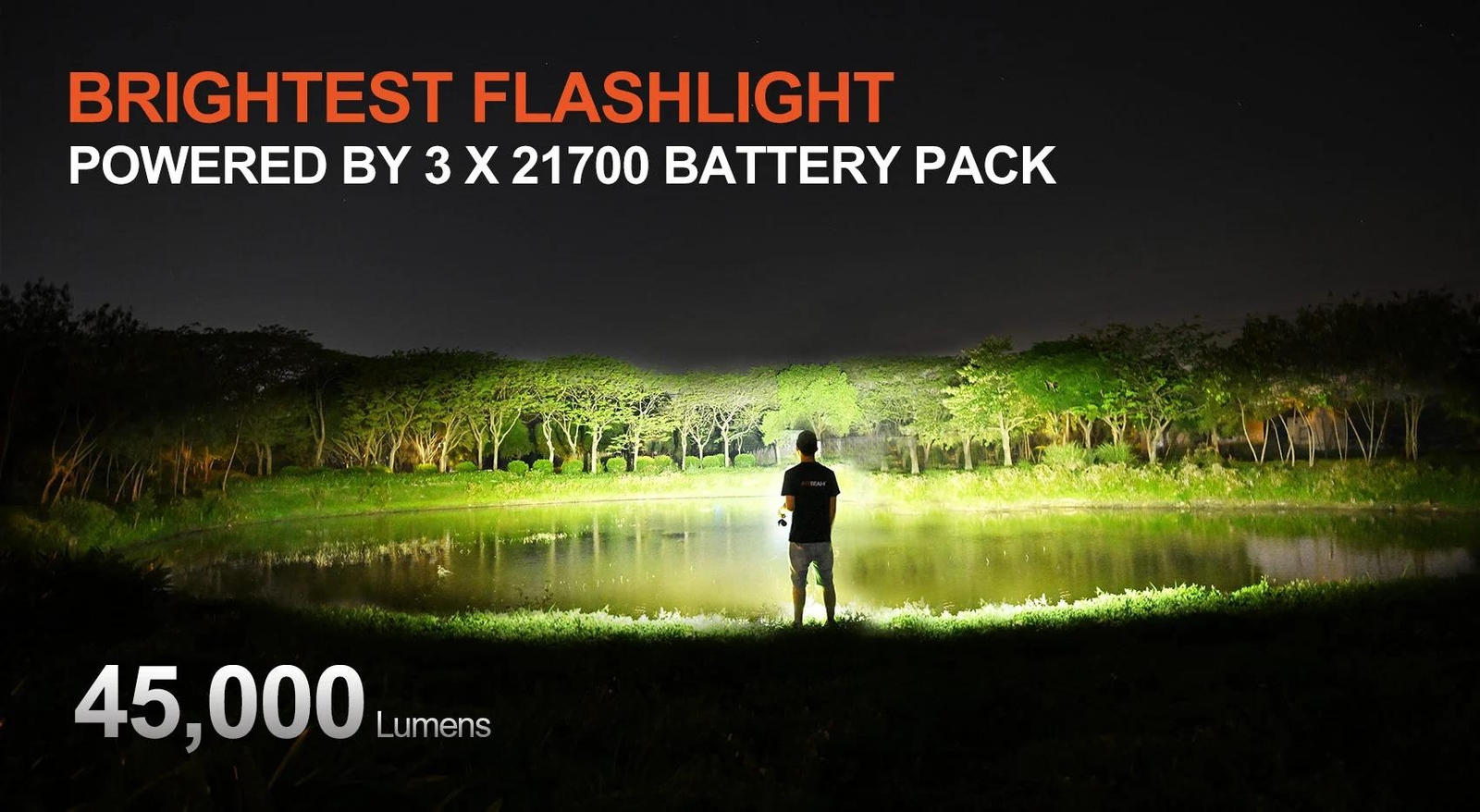 Acebeam X50 2.0 Powerbank PD60W Multipurpose LED Searchilight -45,000 Lumens