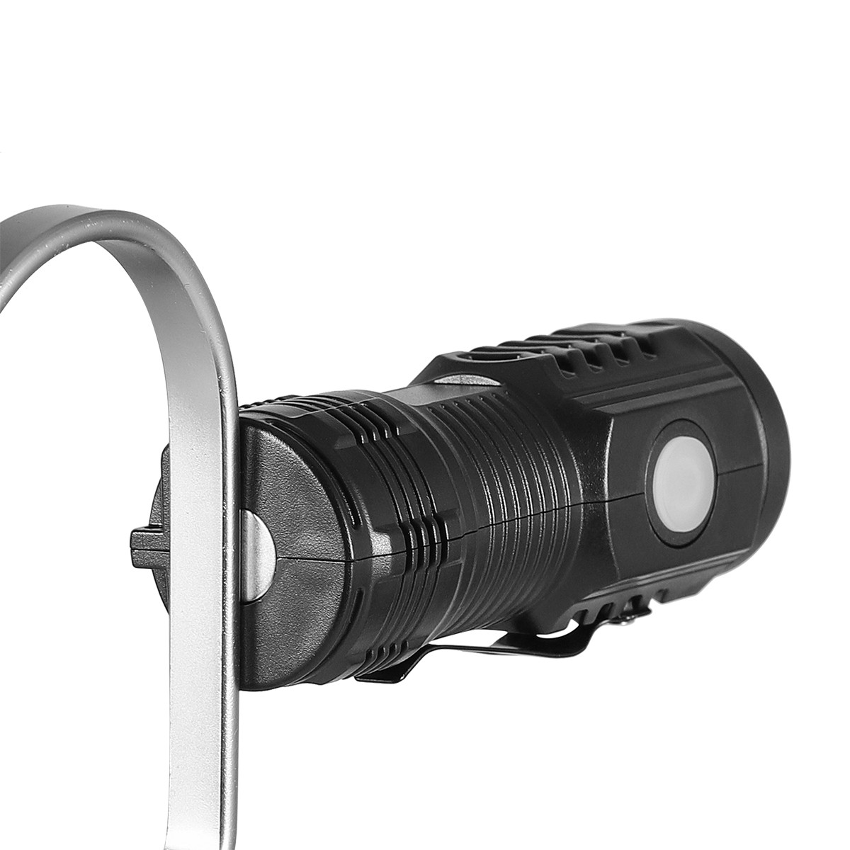 Mini Magnetic Flashlight, Type-C Rechargeable 5 Modes LED Pocket Torch with Clip