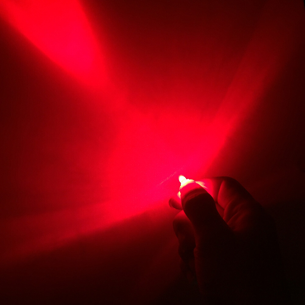 sale 5pcs LED Keychain Torch Flashlight Finger Light Blue/Green/Red/Purple Lamp