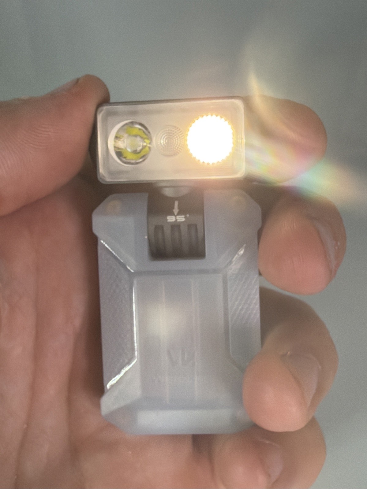 Brand New Wurkkos HD04 Rechargeable Clip-On Flashlight 750 Lumens Rotatable