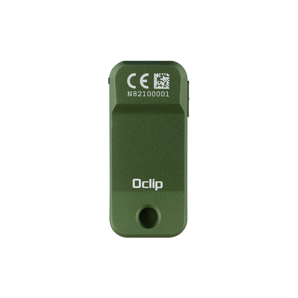 Olight Oclip Clip OD Green Dragon Edition Light w/White & Red Light, 300 L, 70 M