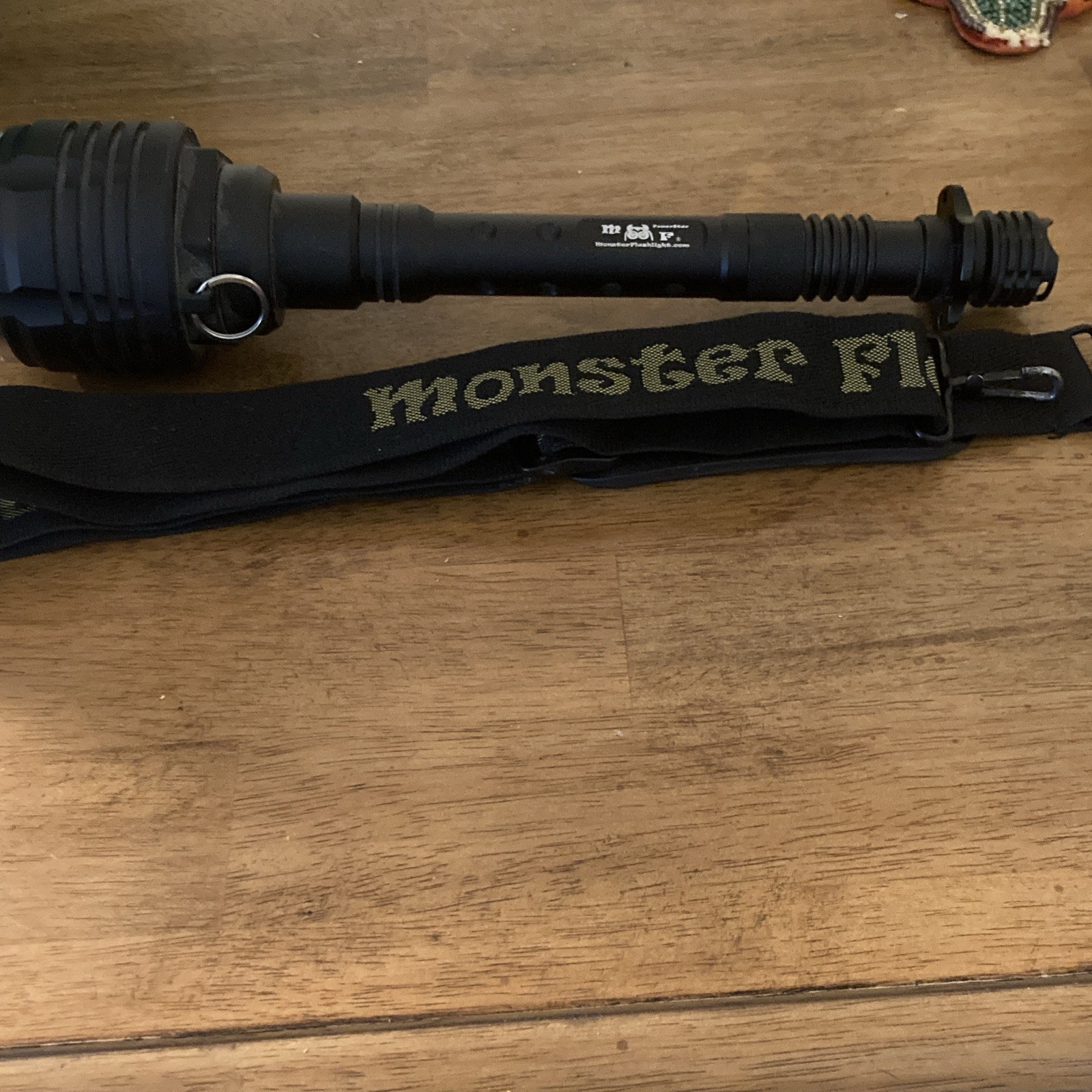 Monster Flashlight PowerStar LED 5000lm Rechargeable IPX4 w/ Lanyard