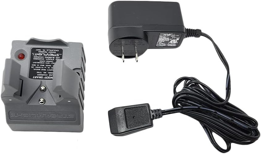 Stinger Smart Charger Holder with 100V/120V AC Wall Adapter Charge Cord