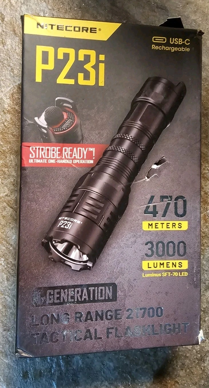 NITECORE P23i 3000 Lumen Rechargeable Tactical Flashlight