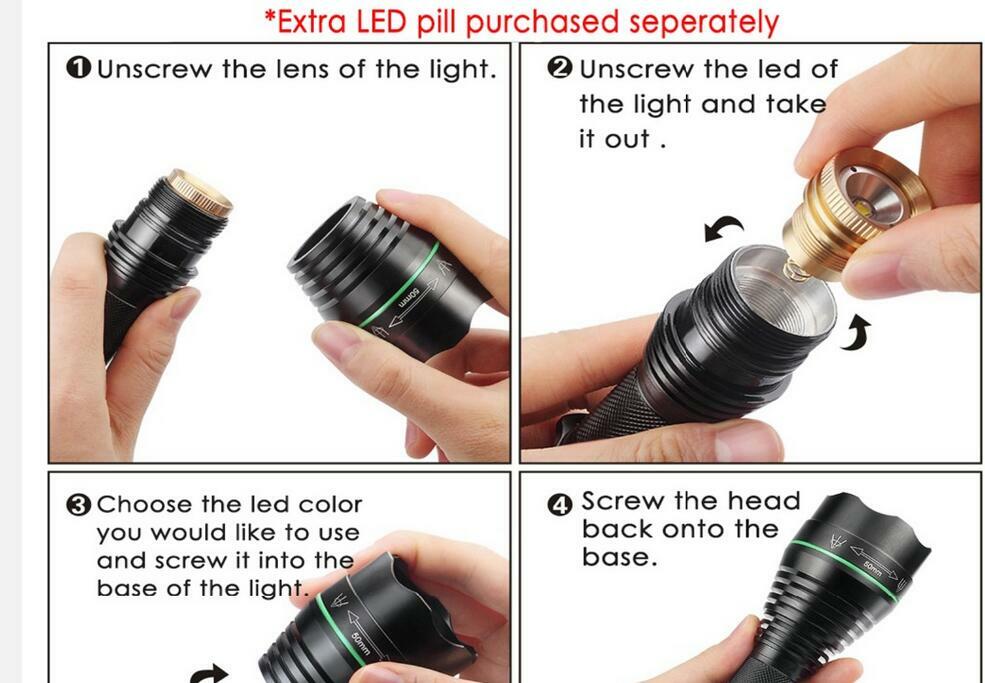 Uniquefire UF-1508 Infrared IR 850nm Module Single Mode Led Pill Bulb