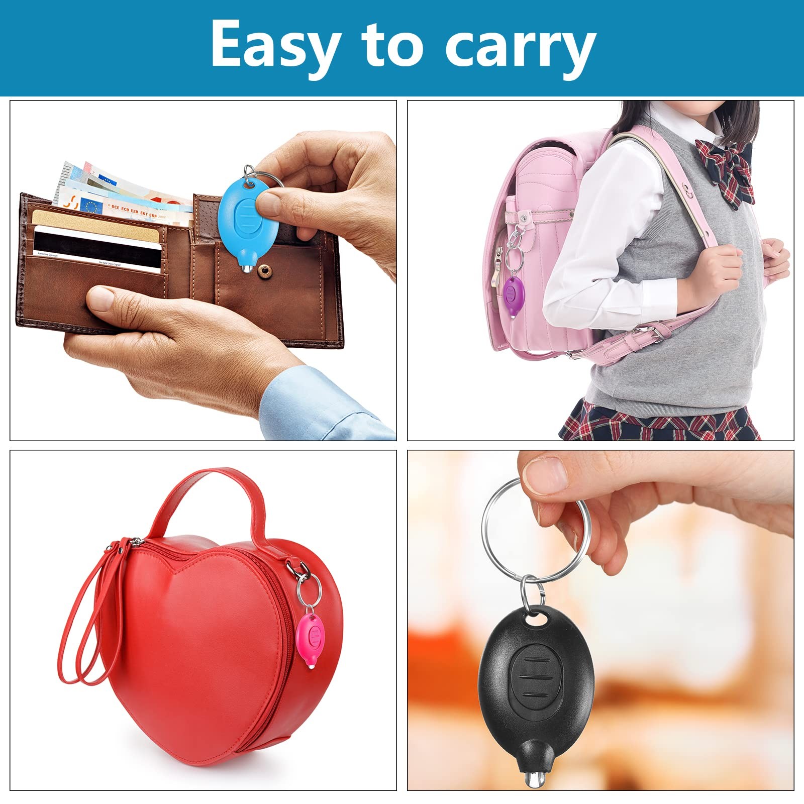 Mini LED Keychain Flashlight White Light Micro Pocket Key Ring LED Flashlight