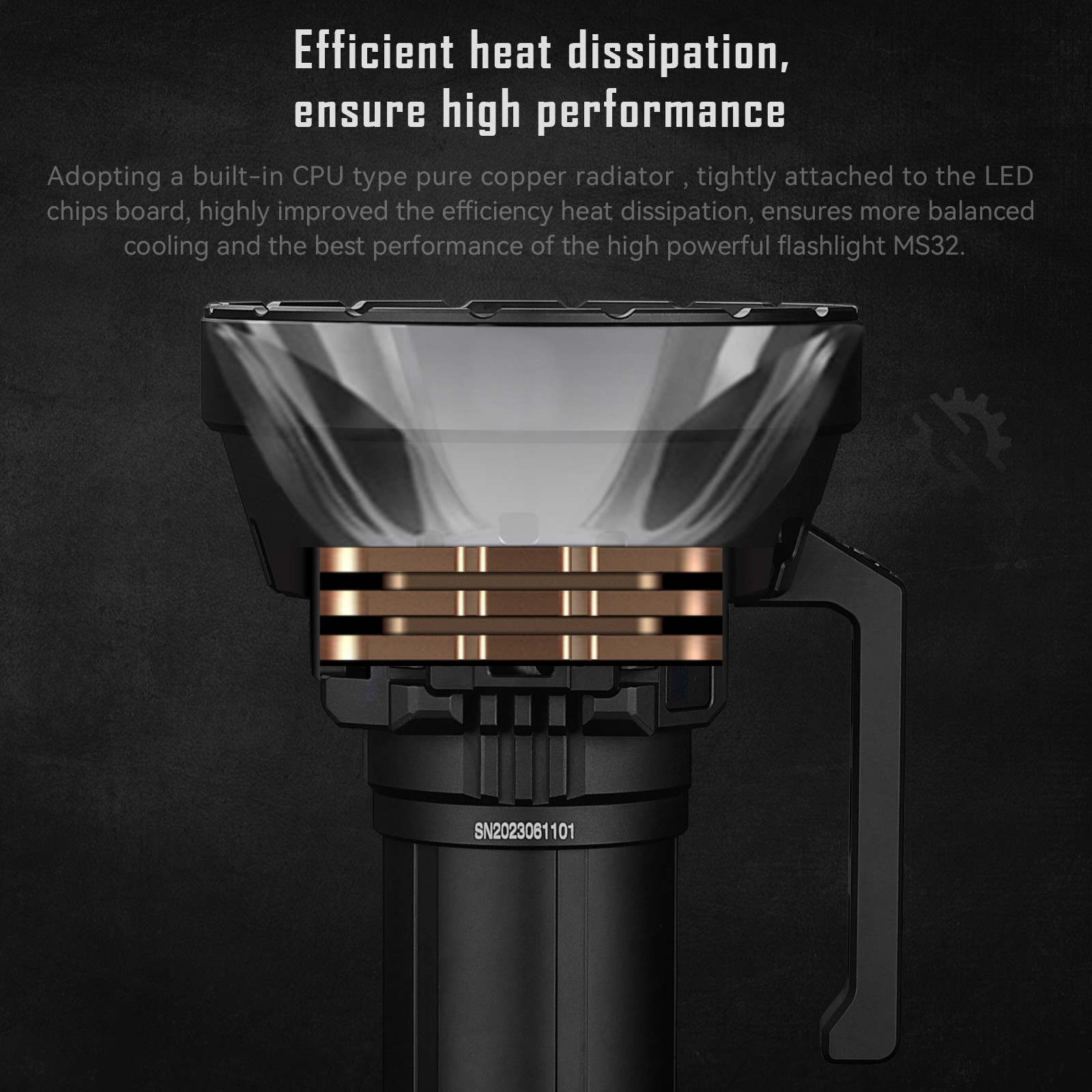 IMALENT MS32 200000 Lumens Flashlight PD Fast Charge Power Bank Emergency Light