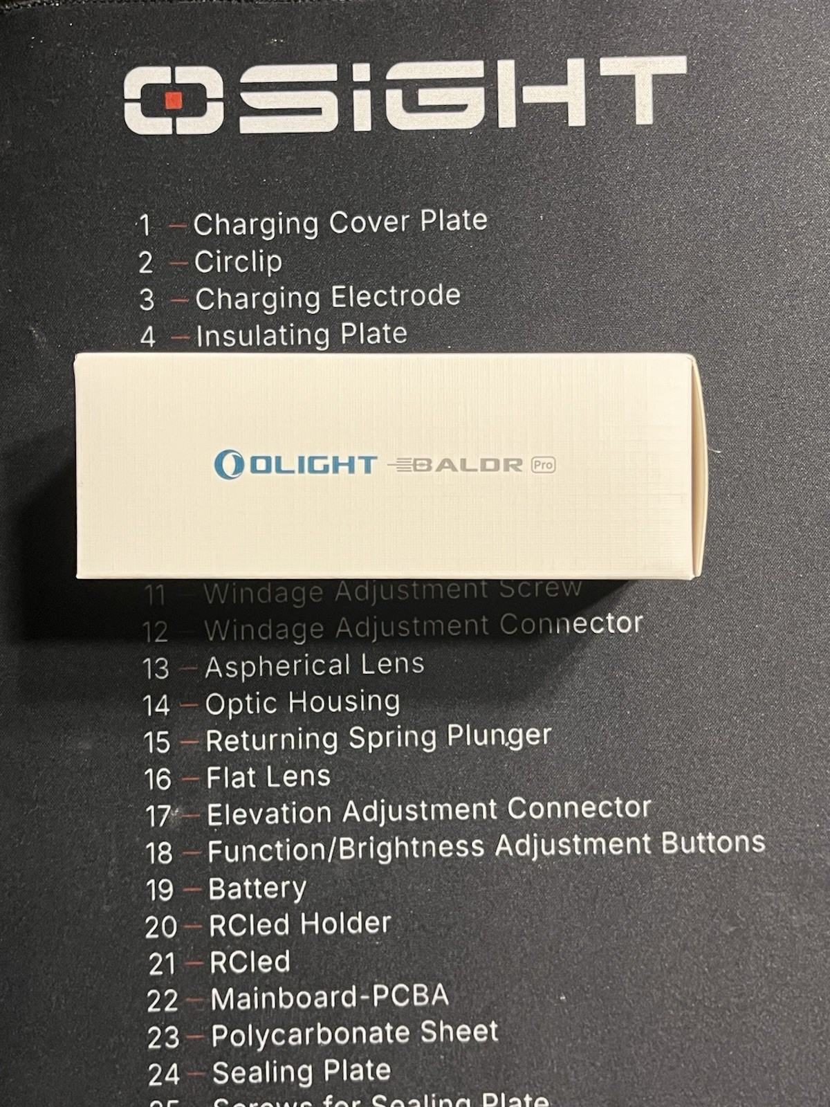 New Olight Baldr Pro Tactical Light Laser 1350 Lumens 260 M Throw