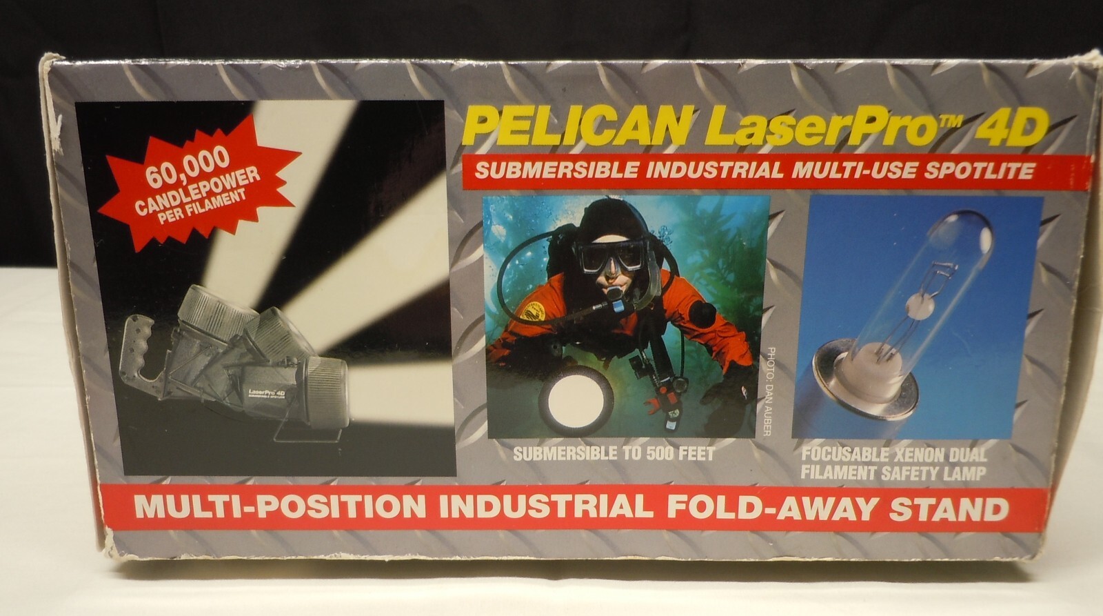 Vintage Pelican LaserPro 4D Hand Held Submersible Industrial Laser Spot Light