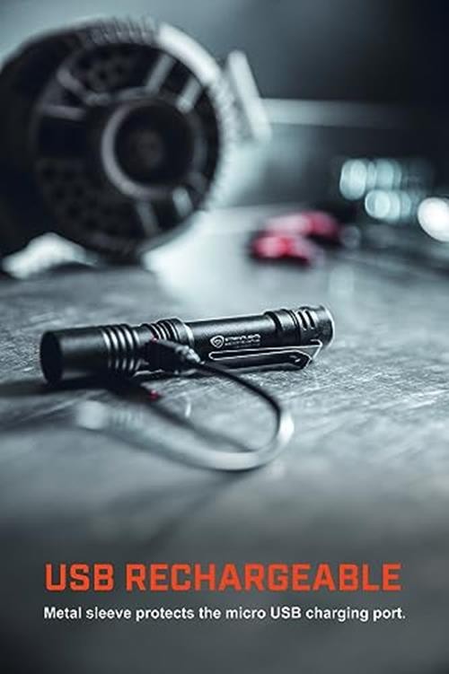 Streamlight 66320 MacroStream USB 500-Lumen Rechargeable Compact Flashlight