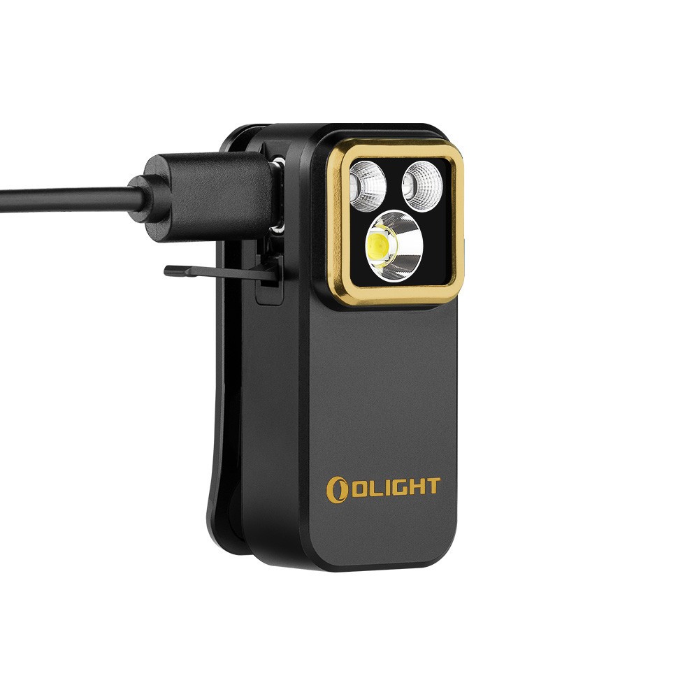 Olight Oclip Pro S Black Multifunctional Clip Light & Oclip Headlamp Strap