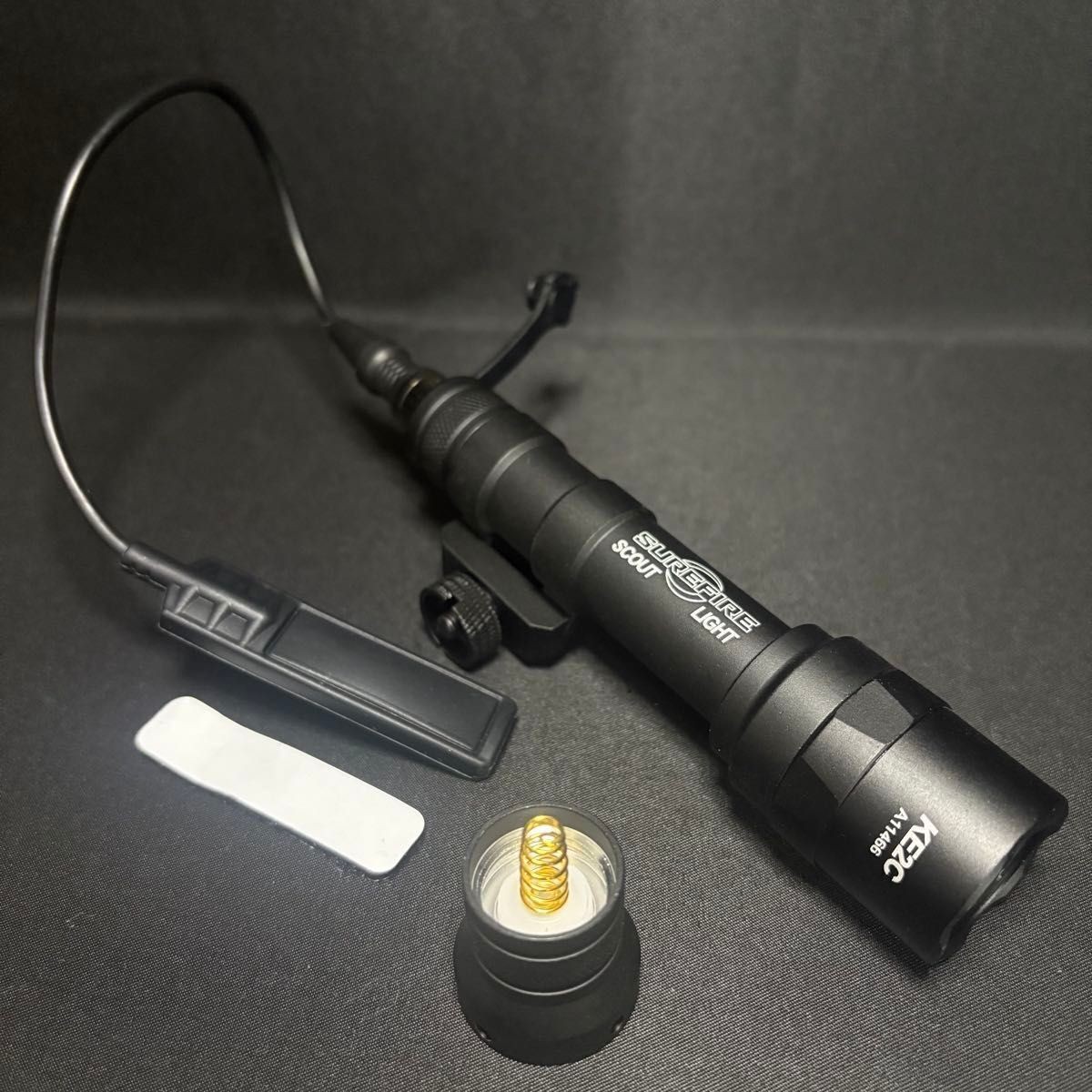 Tactical FrashIight High Output Military Style Airsoft Replica Black CR123A