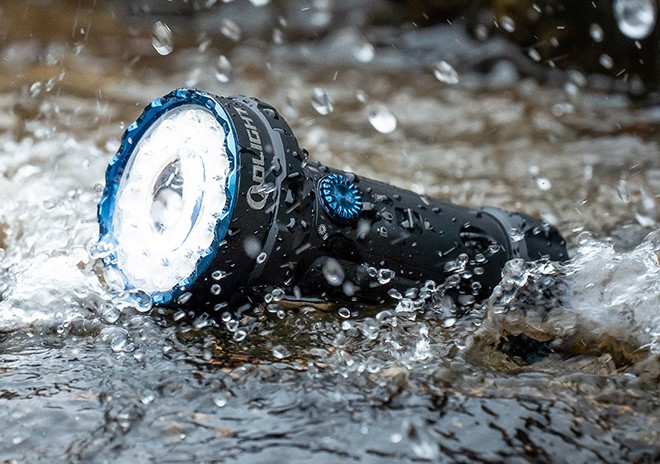 Olight Marauder Mini 2 Wide-Beam High-Intensity Flashlight, 10000 Lu, 750M