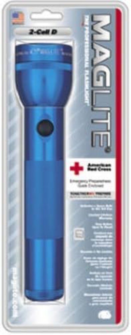 Reliable 2-Cell D Flashlight in Elegant BLUE – Ideal for Camping & Emergencies