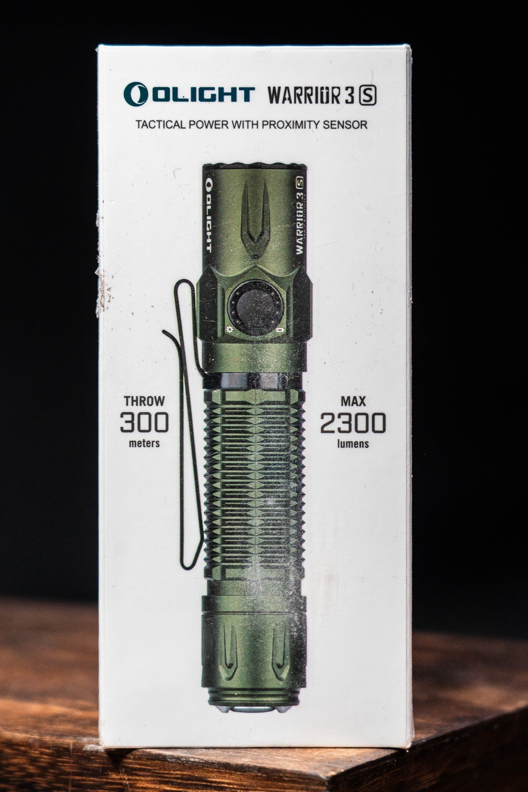 Olight Warrior 3S OD Green 2300 Lumen Rechargeable Flashlight Sealed