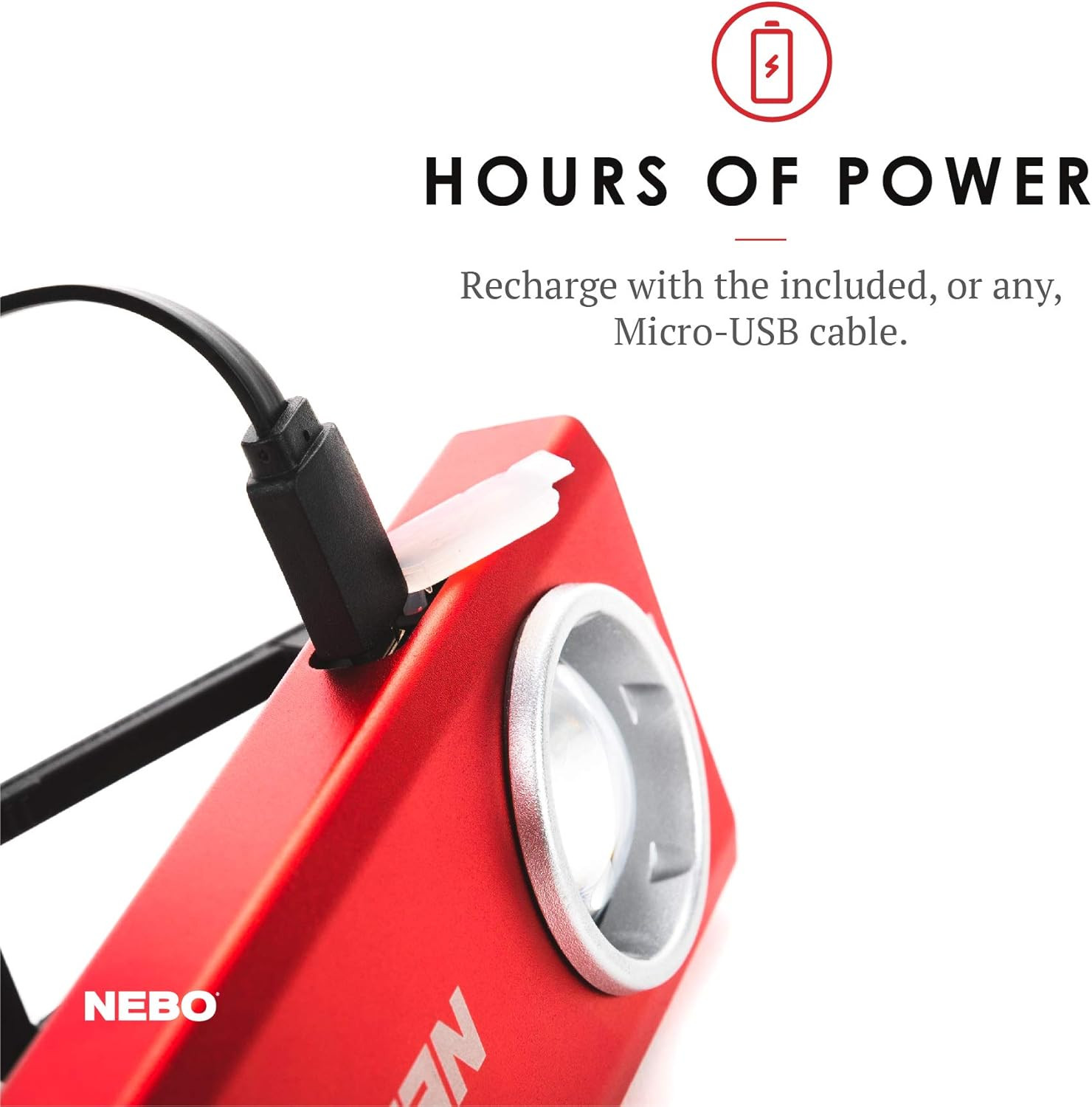 Slim Pocket Flashlight | 500 Lumens, Rechargeable Mini EDC Work Light, Magnetic