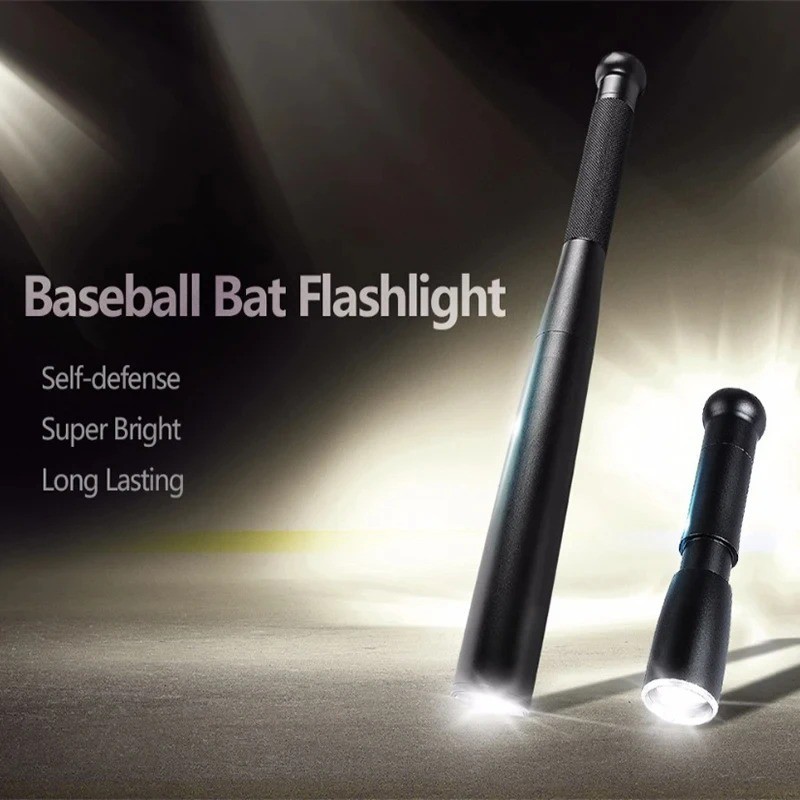 Heavy Duty LED Flashlight Long Tactical Torch Super Bright Waterproof Aluminum