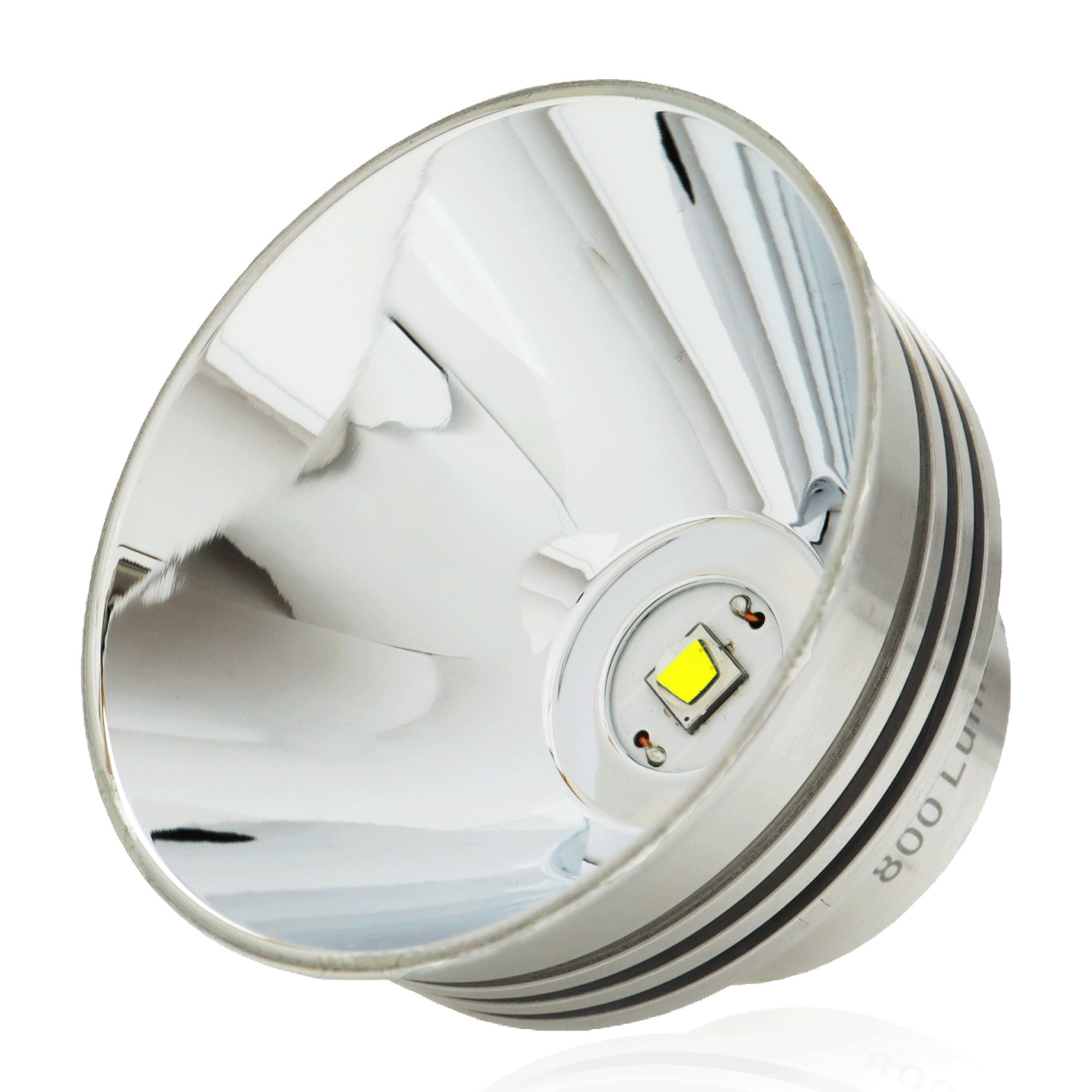800 Lumen Firefly LED Conversion for Maglite 3-6 D cell, Luminus SST40 Emitter