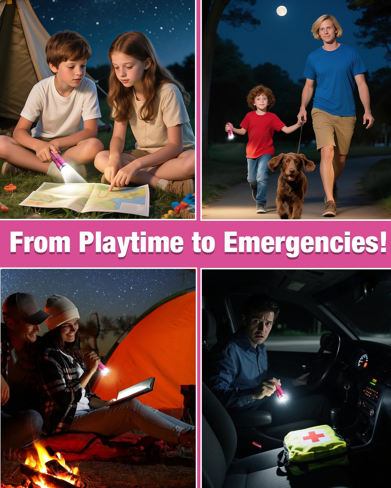 EverBrite 300LM Mini LED Flashlight 3 Lighting Mode Bright Light 3 AAA Batteries