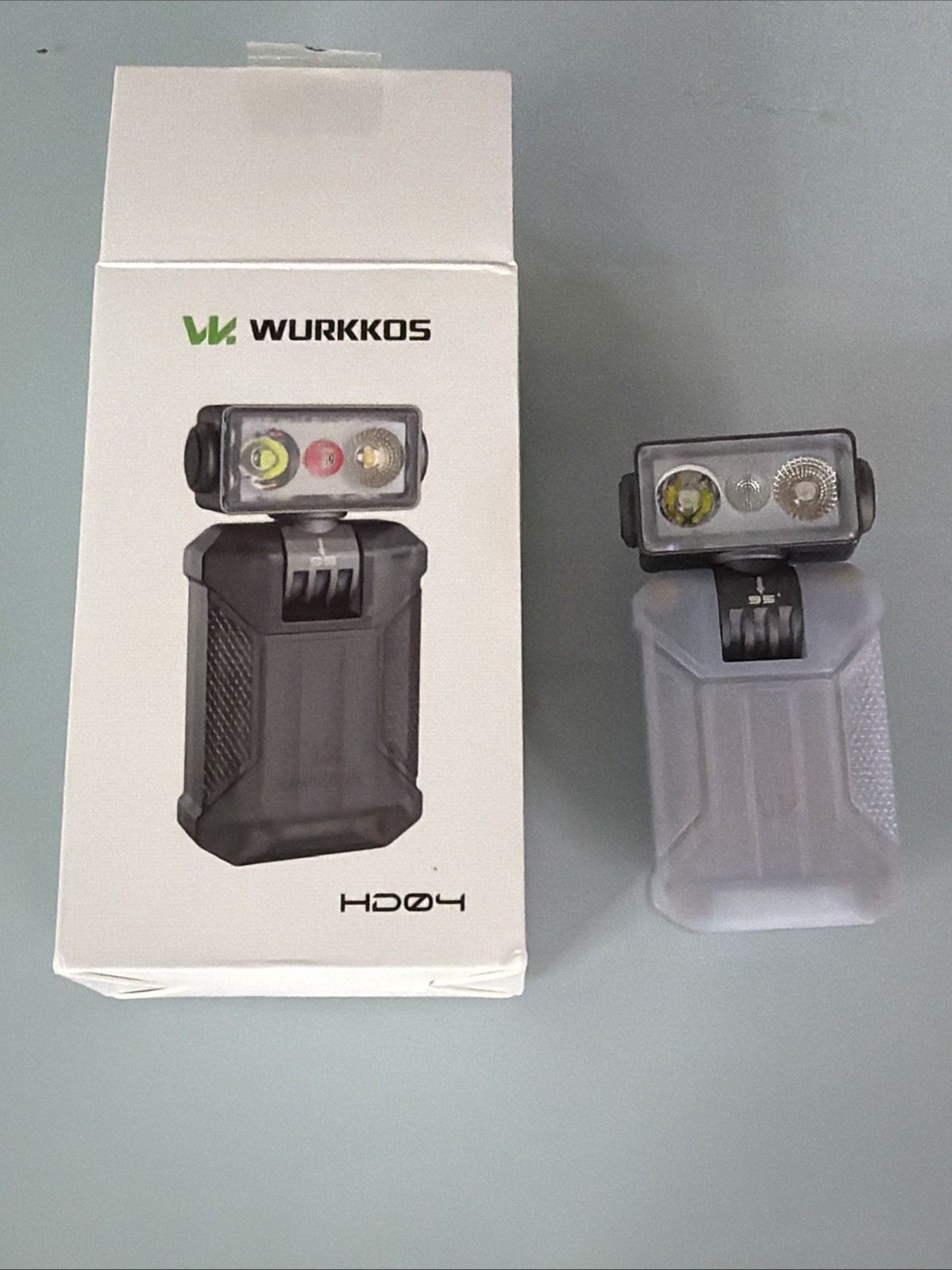 Brand New Wurkkos HD04 Rechargeable Clip-On Flashlight 750 Lumens Rotatable