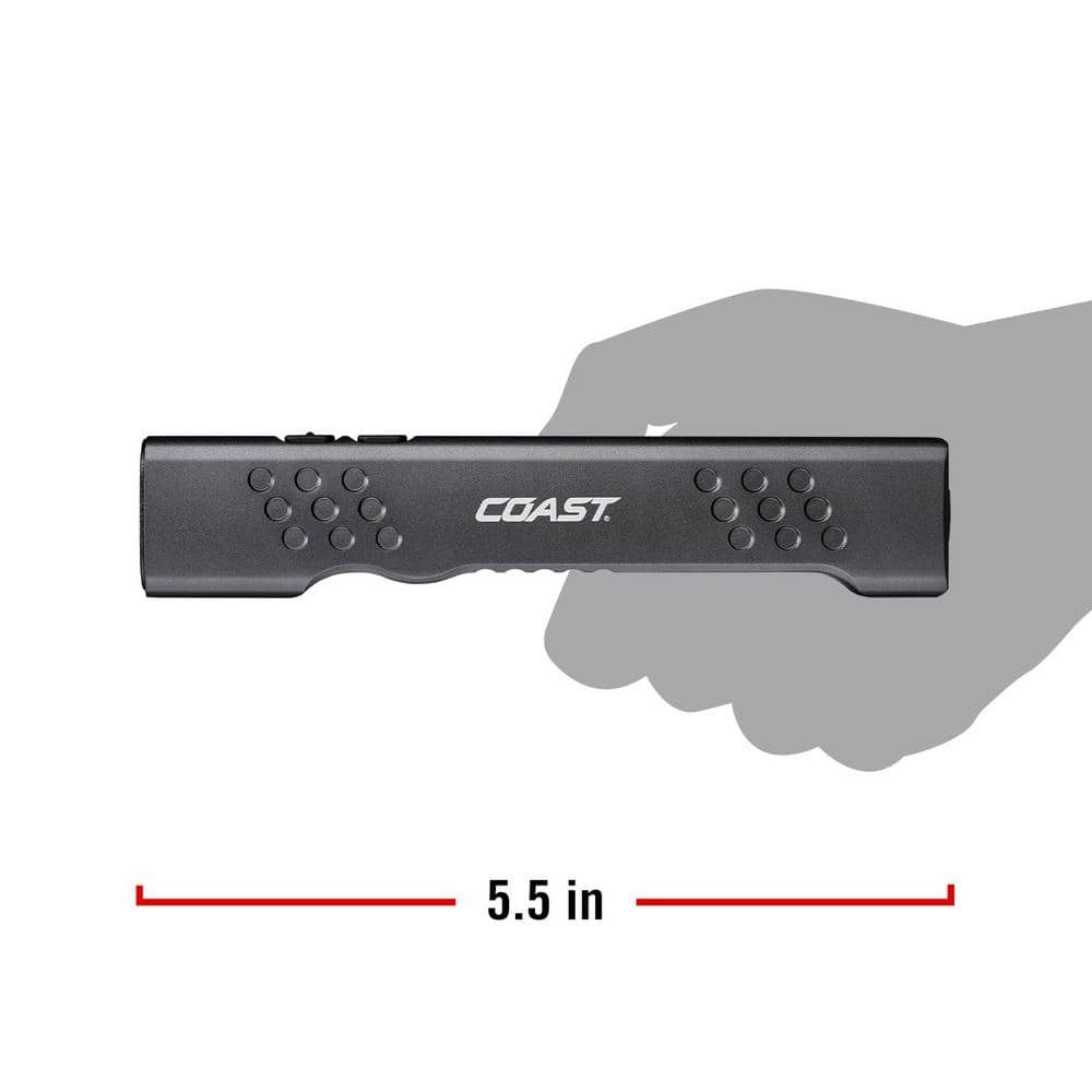 Coast Slayer Max 1000 Lumen Rechargeable LED Handheld Flashlight w/ Battery