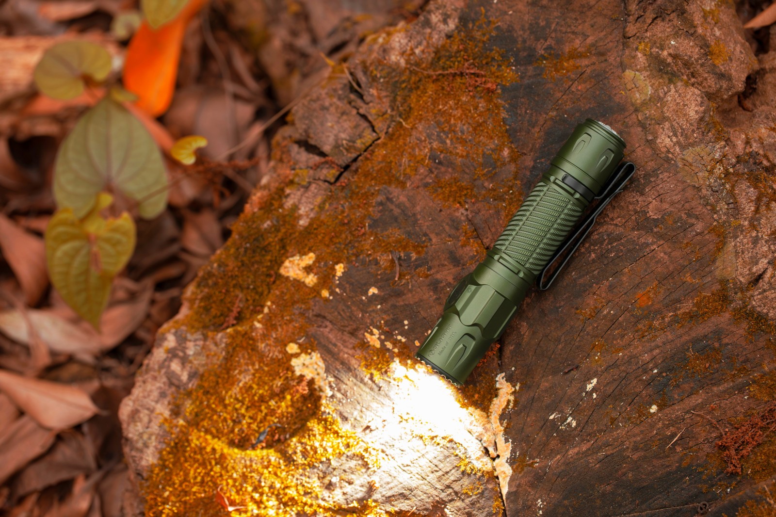 Olight Warrior Ultra OD Green 2500 Lumens Tactical Flashlight with OAL Material