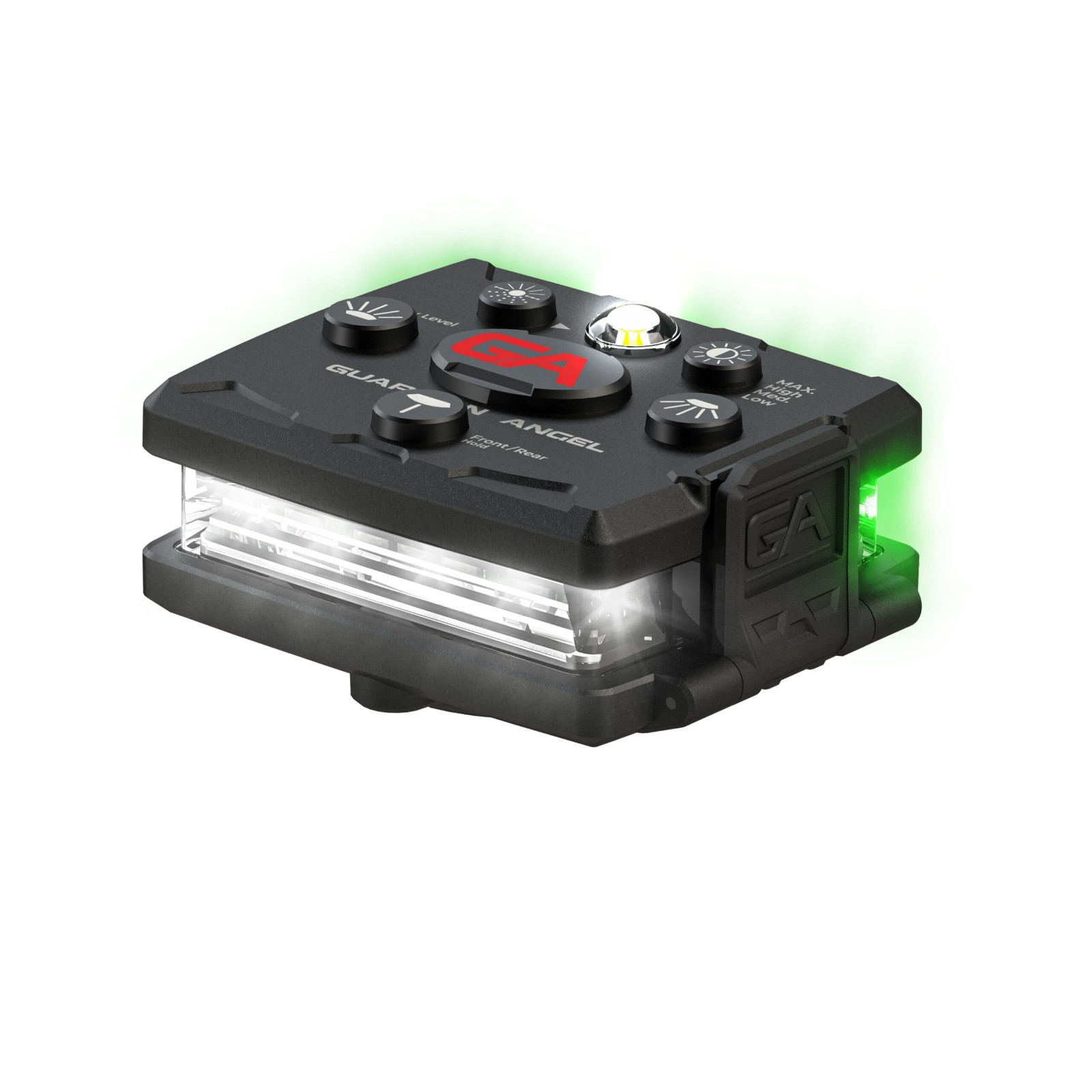 Guardian Angel Micro Series Elite White/Green Wearable Safety Light