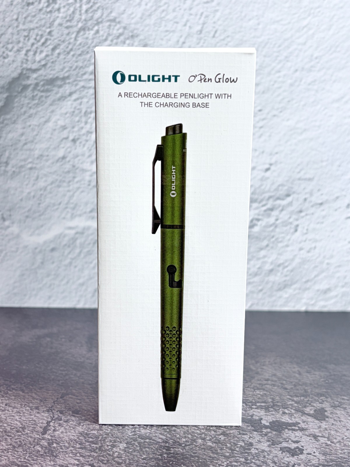 OD Green Olight O’Pen Glow | Rechargeable 4-in-1 Penlight with Green Pointer