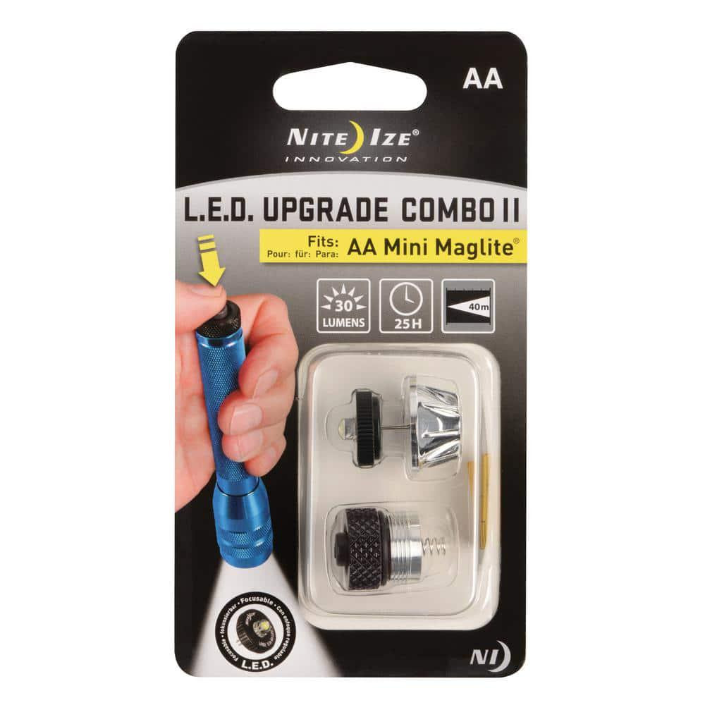 Led Combo Upgrade Kit II , Nite Ize Mini Maglite AA Flashlight New