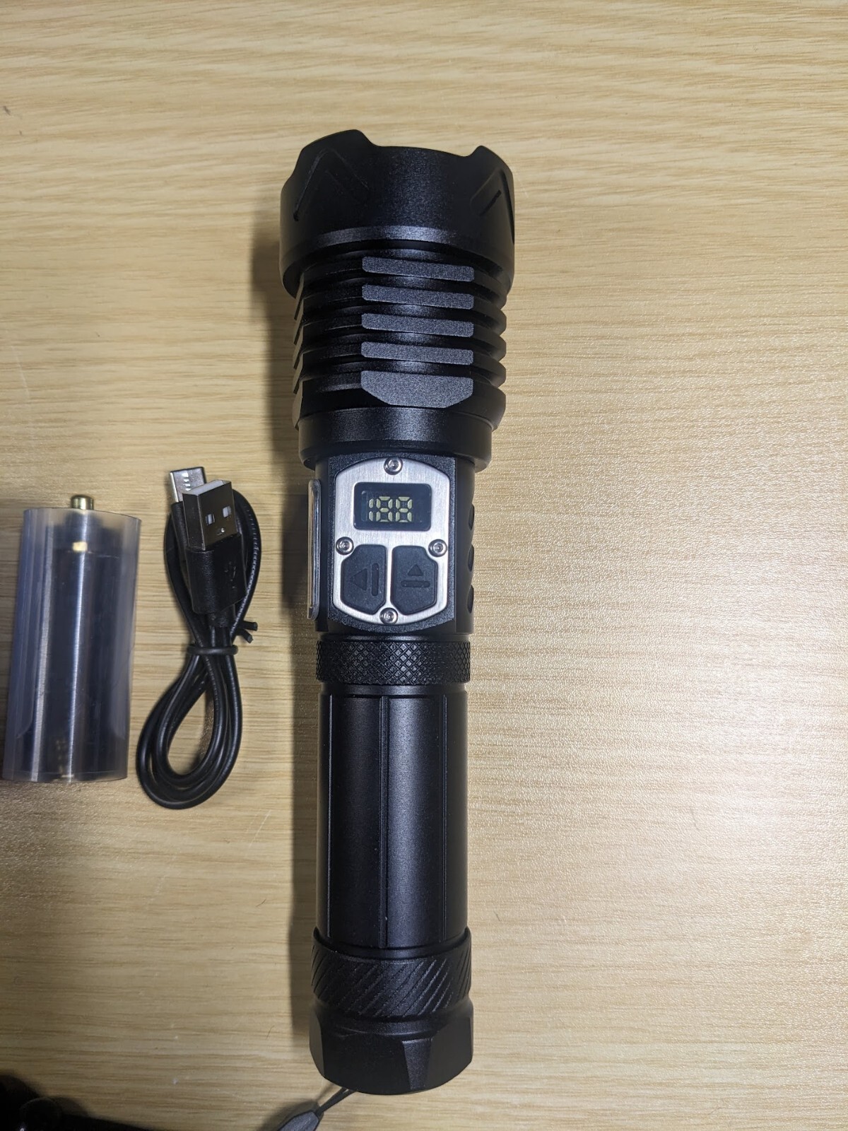 LED Multifunction Flashlight 28650/18650/AAA High/Low/Strobe w/ side light
