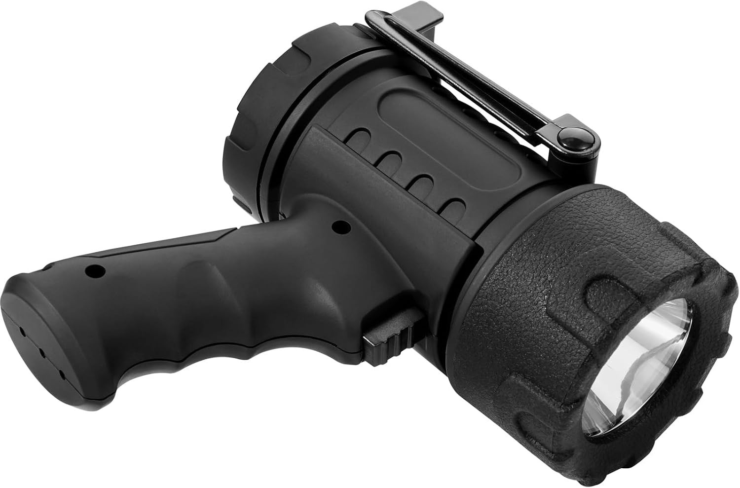 Rechargeable Spotlight Flashlight, 200,000 Lumens, IP67 Waterproof Handheld LED