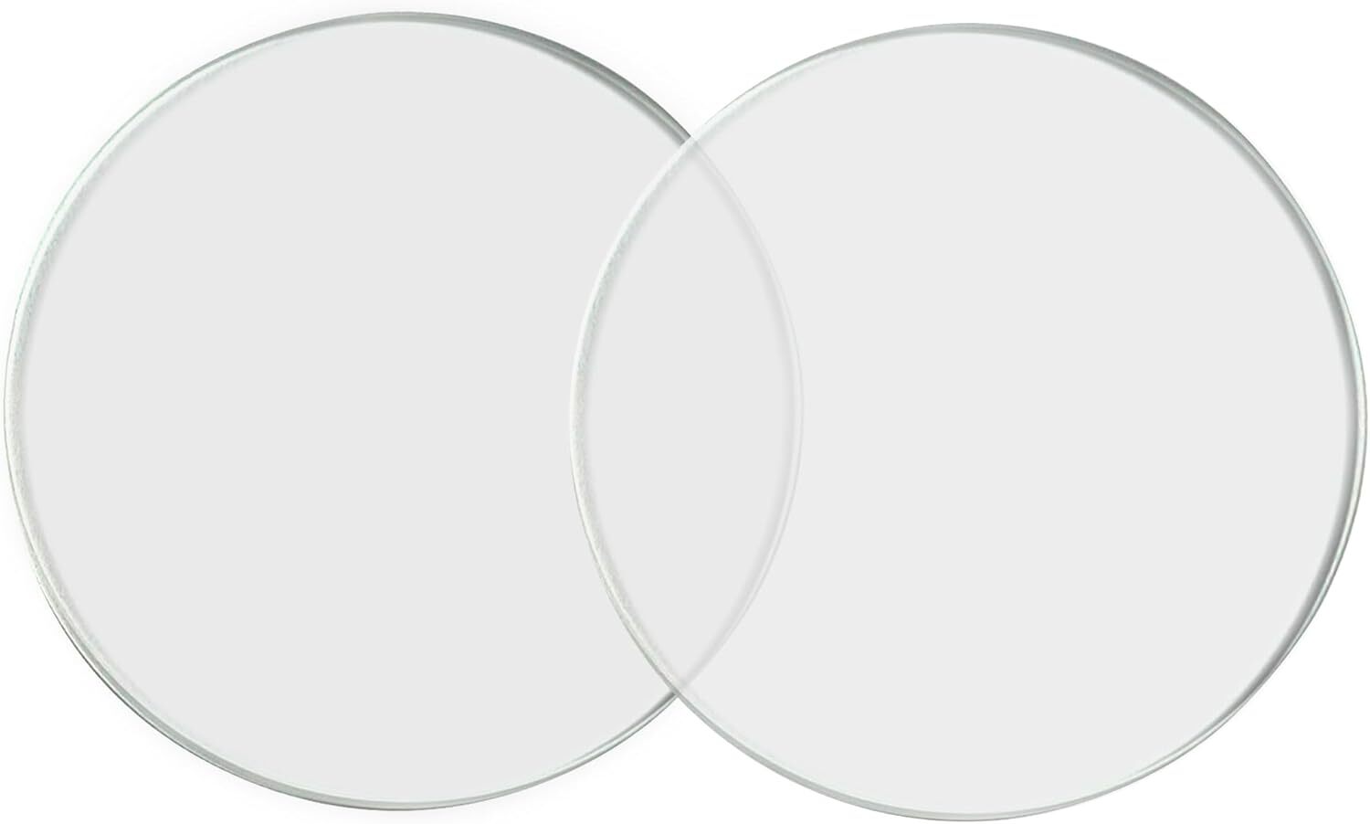 HQRP Glass Lens for Maglite C or D Cell Flashlights 52×2mm Tempered Glass D Lens