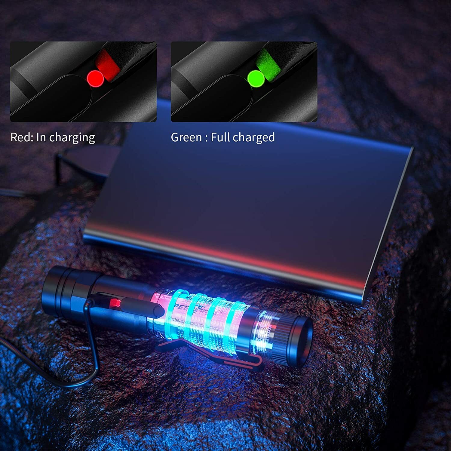 USB Rechargeable Compact and Powerful 1500 Lumens Flashlight