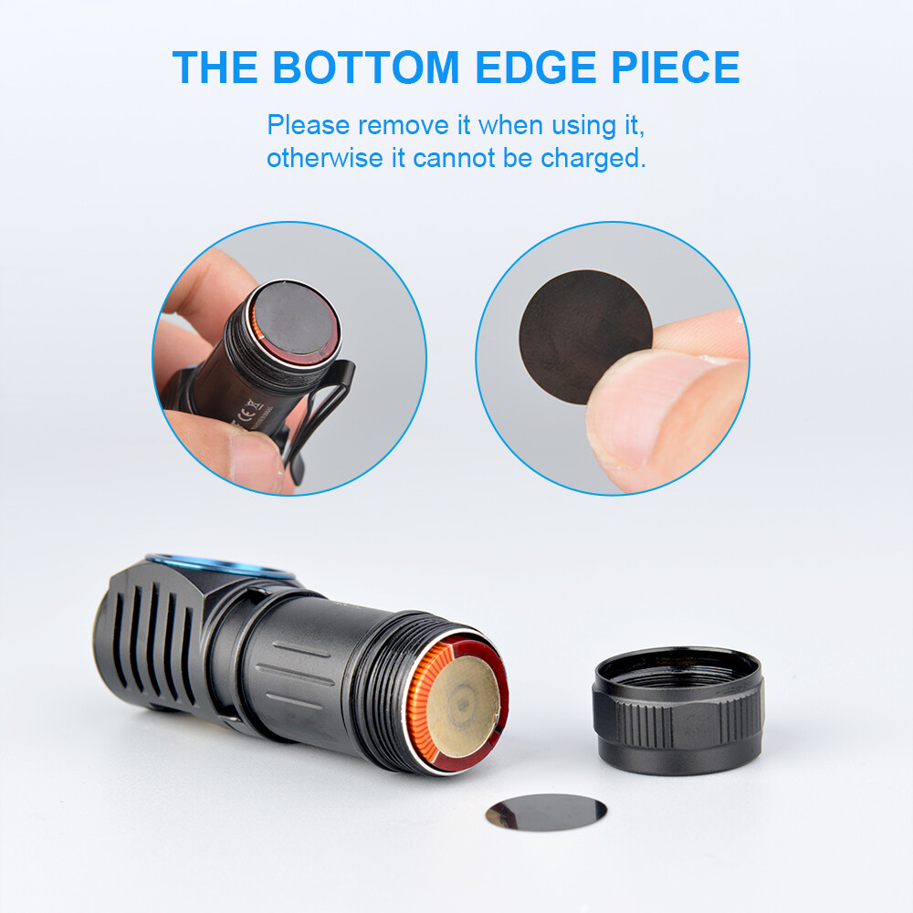 Mini Headlamp 1000 Lumen LED Rechargeable Flashlight Magnet Work light Torch US