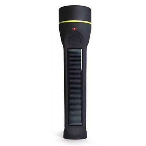 Hybridlight Journey Solar Flashlight/Charger, 250 Lumens, Charger, Black NFB