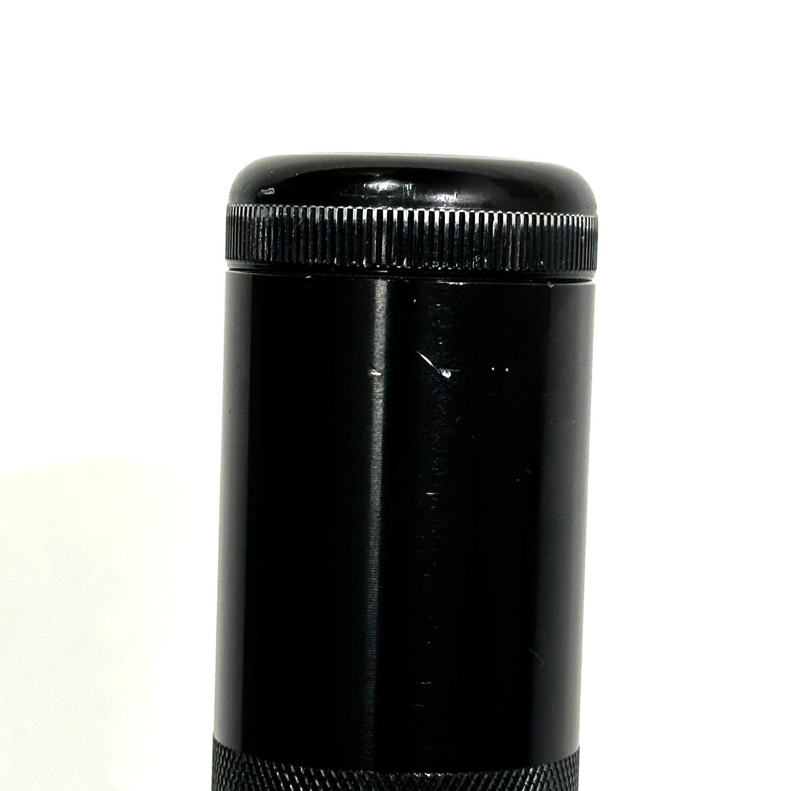 Vintage Mag-Lite Flashlight Black D Cell Mag Instrument Ontario CA USA Tested